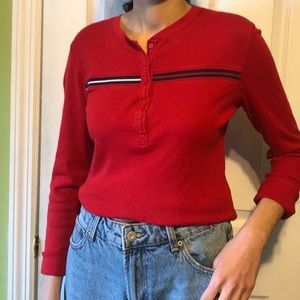 TOMMY HILFIGER Vintage Henley Long Sleeve